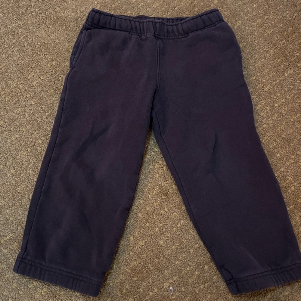 Kids Brown Joggers with Drawstring inside